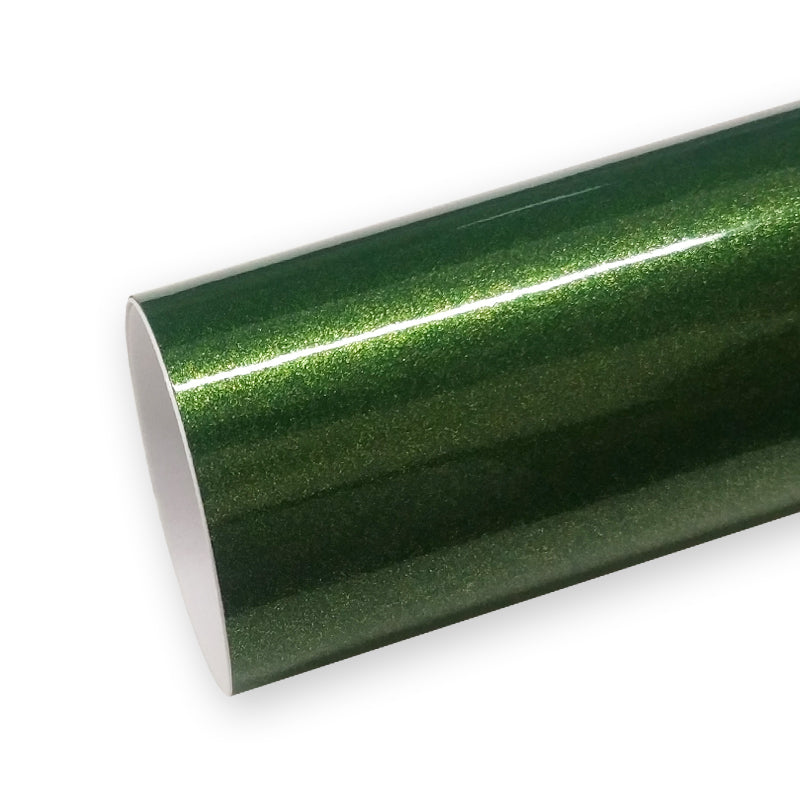 Verde pino metalizado brillante