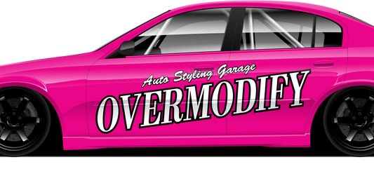 OVERMODIFY DOOR DECAL