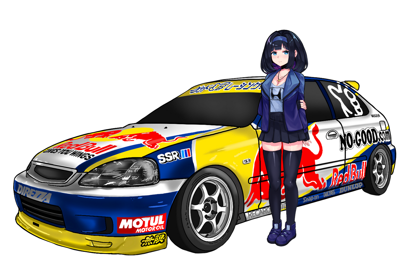 HONDA LUCKY DRIVERS CLUB HOODIE