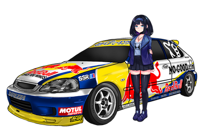 HONDA LUCKY DRIVERS CLUB HOODIE