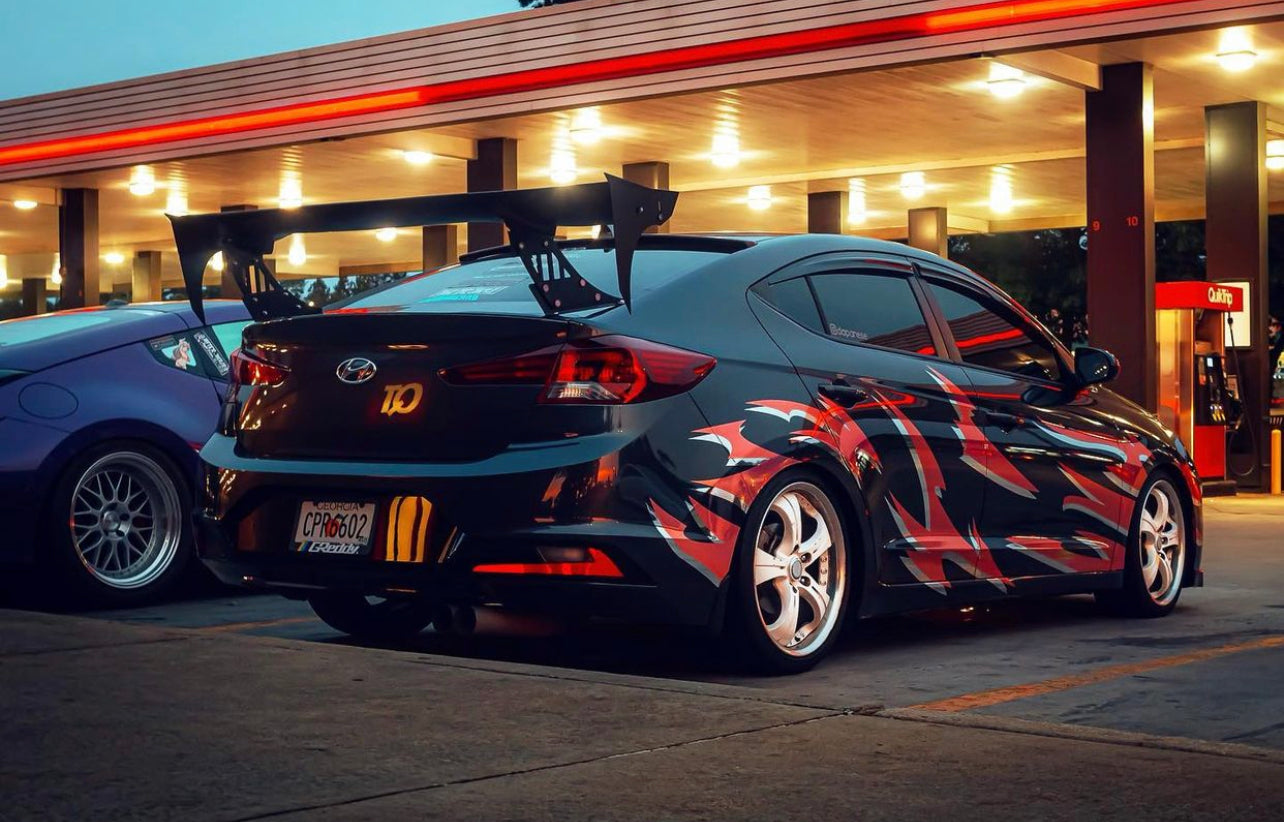 Hyundai Elantra with Sora livery. Drift livery for cars.