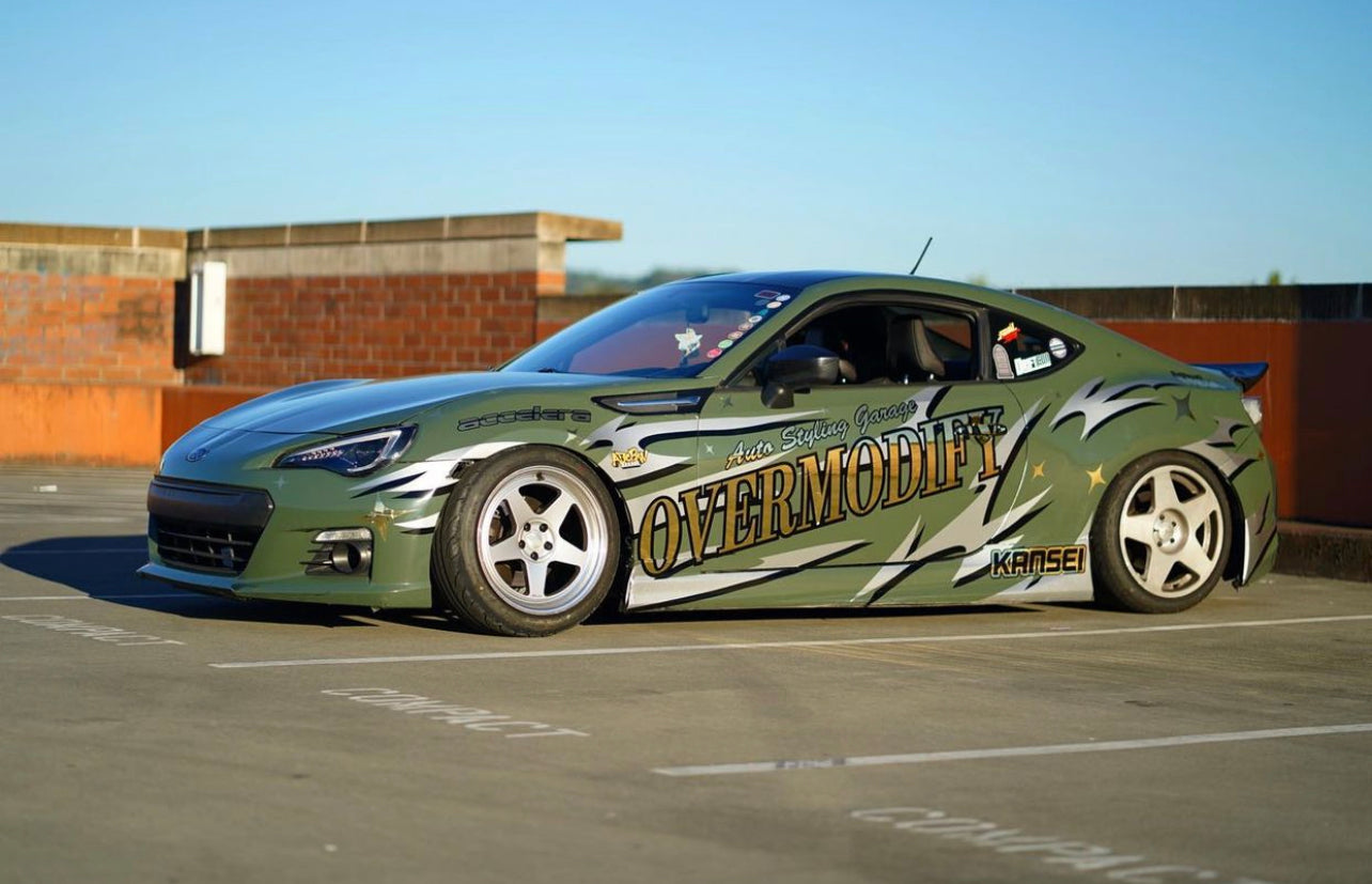 Subaru BRZ with Sora livery. Drift livery for cars.