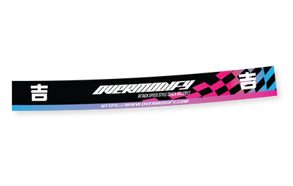 OVERMODIFY HELMET VISOR DECAL
