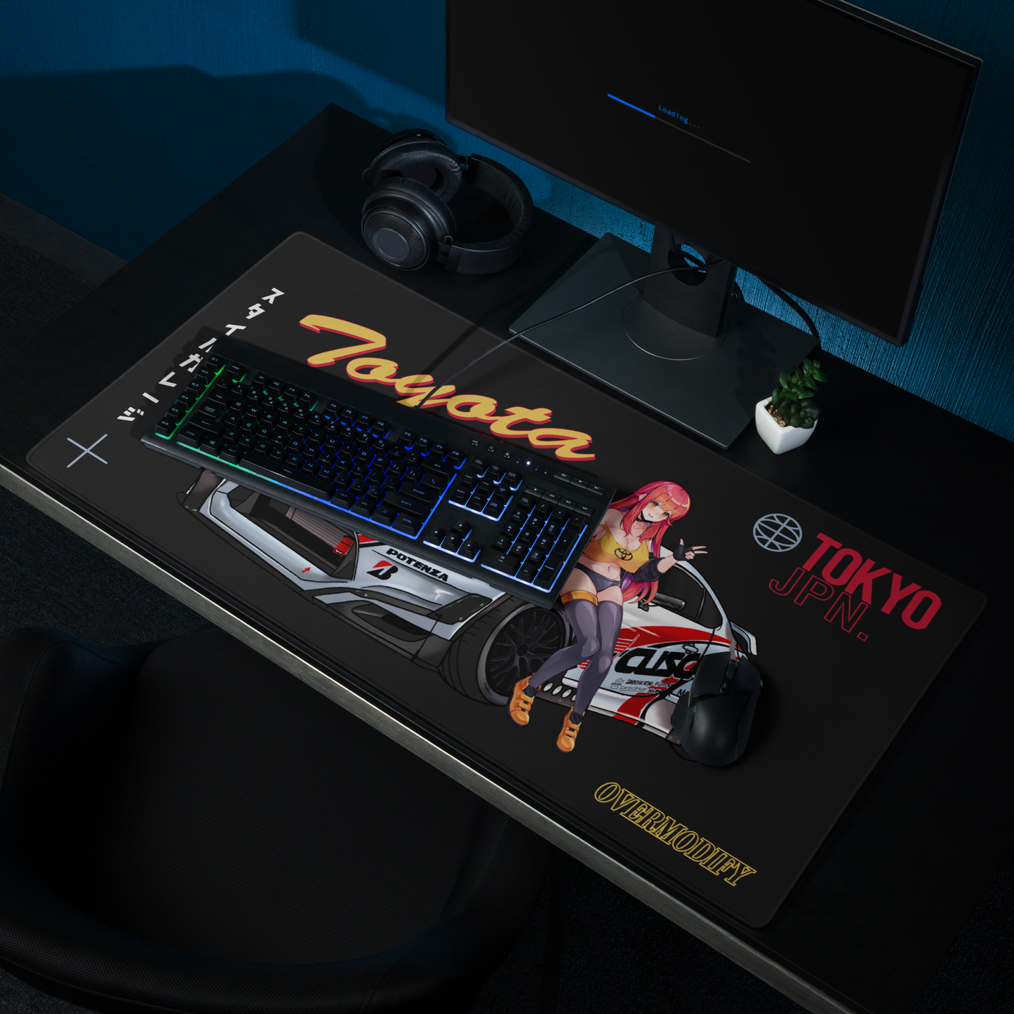 TOYOTA LUCKY DRIVERS CLUB DESK MAT