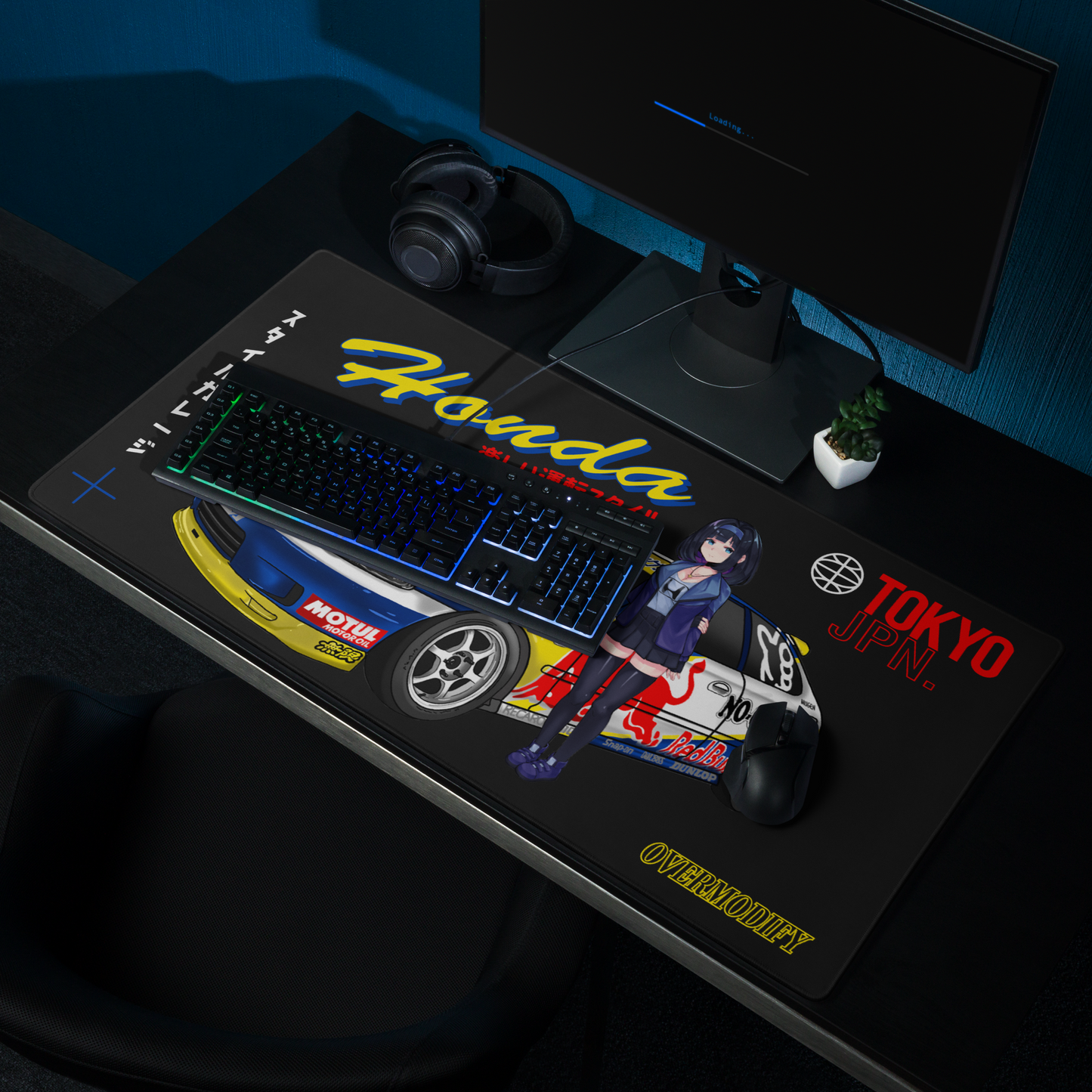 HONDA LUCKY DRIVERS CLUB DESK MAT