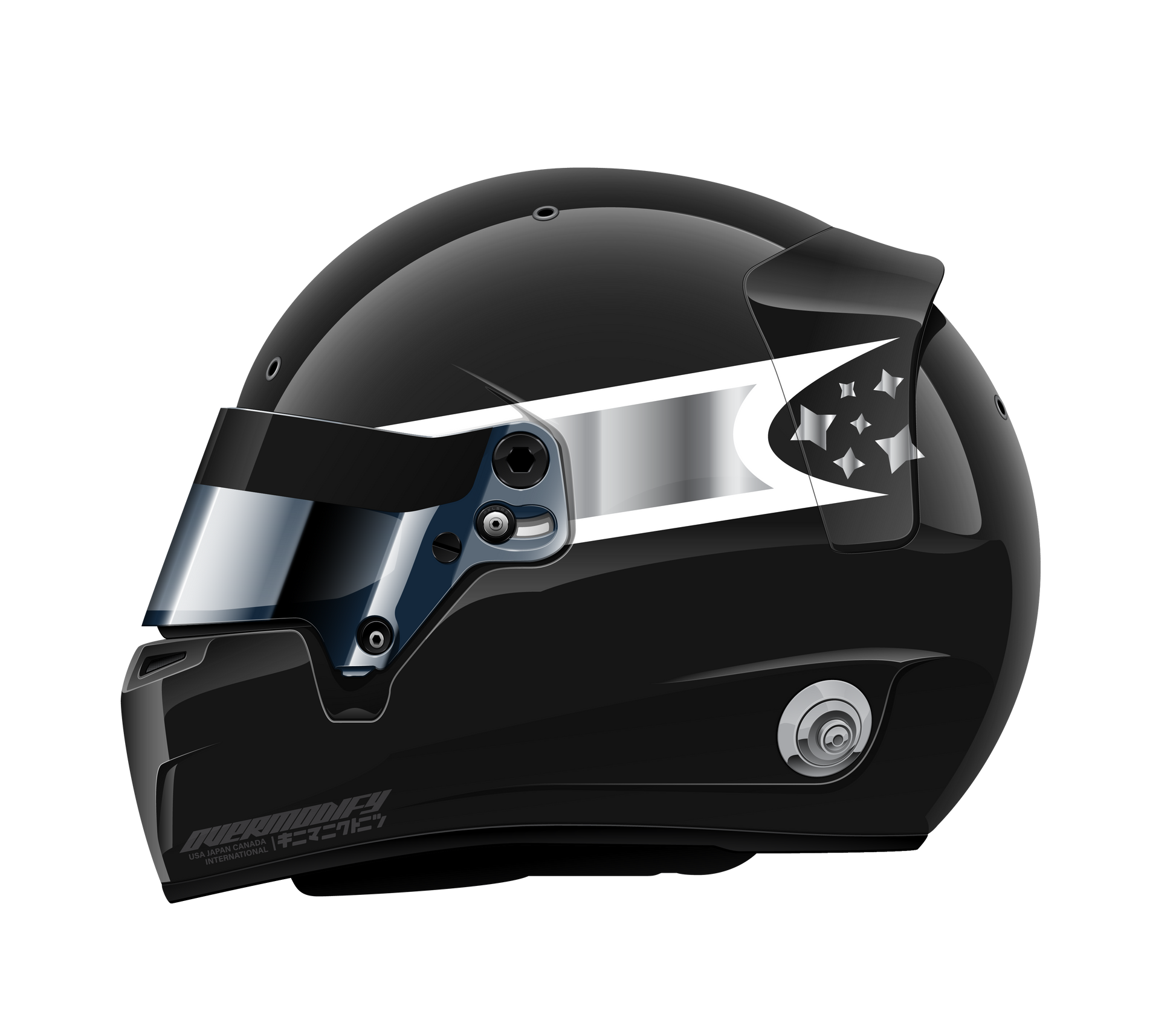 Helmet Graphics for drifting. Motorsports helmet decals and stickers.