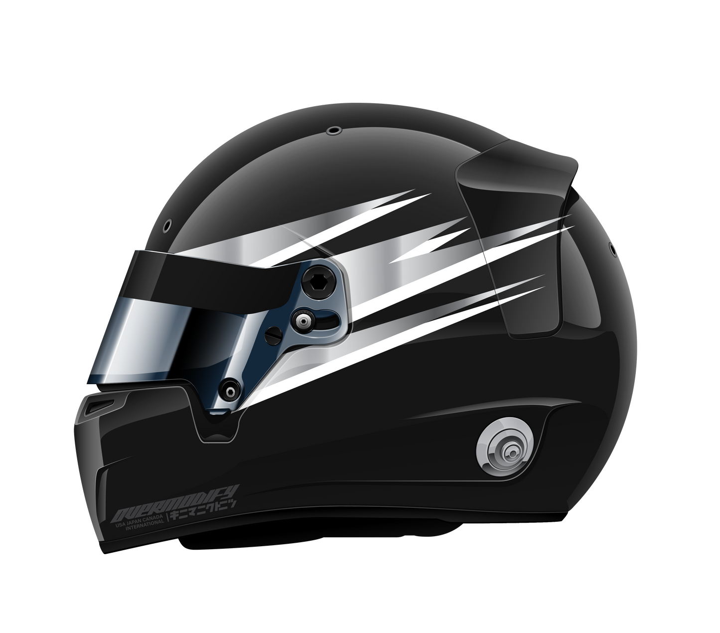 Helmet Graphics for drifting. Motorsports helmet decals and stickers.